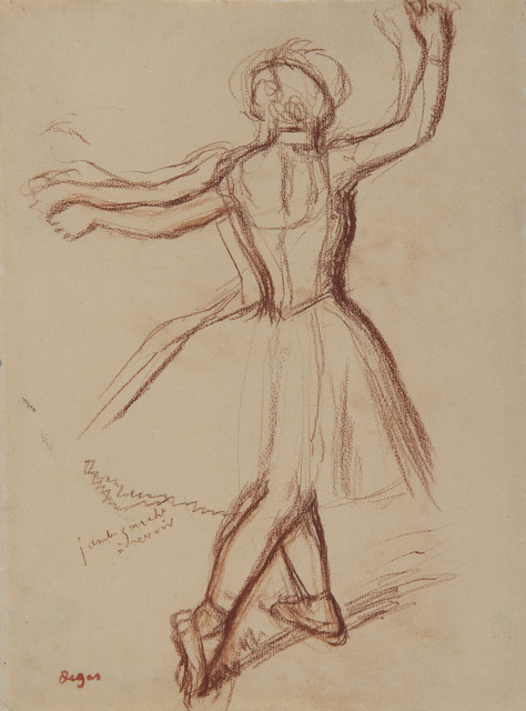 Edgar Degas–Ballet Dancer Standing | Kyung Hee Drawing S1